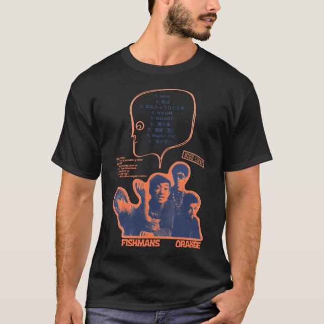 Camiseta Fishmans - Laranja (Frente)