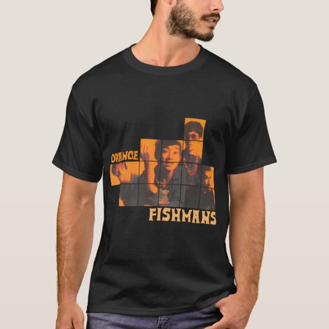 Camiseta Fishmans---Laranja (Frente)