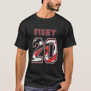 Camiseta Fishy 20 Aho Carolina Hockey sobre Gelo Profission