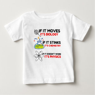 Camiseta FÍSICA DA QUÍMICA BIOLÓGICA DA Ciência