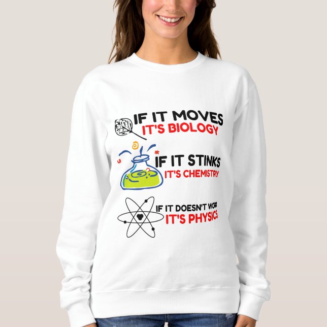 Camiseta FÍSICA DA QUÍMICA BIOLÓGICA DA Ciência (Frente)
