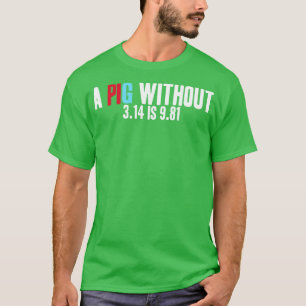 Camiseta Física de matemática Um PIG sem 314 é