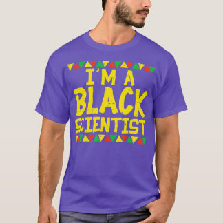 Camiseta Física do Cientista Negro afro-americana