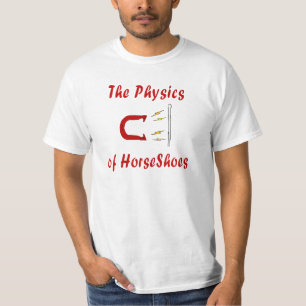 Camiseta Física do T do valor das ferraduras das ferradura
