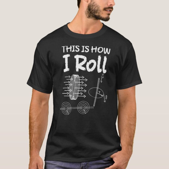 Camiseta Física É Assim Que Eu Lanço Professor De Ciência (Frente)
