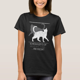Camiseta Física engraçada do gato de Schrödinger