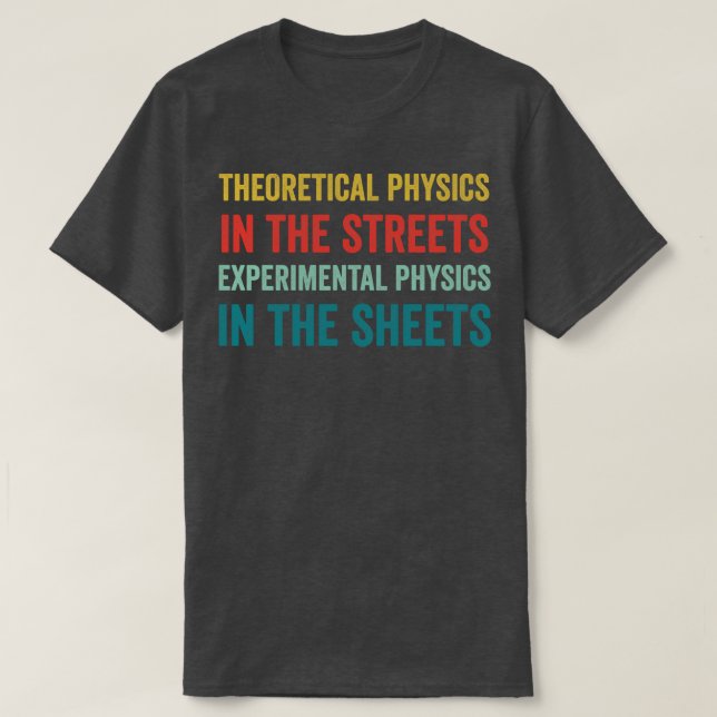 Camiseta Física Engraçada Física Pun Science 1 (Frente do Design)