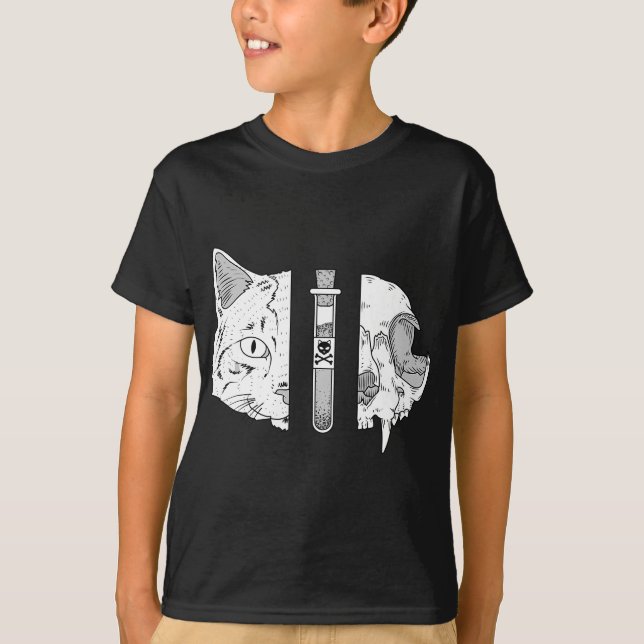 Camiseta Física - Estudante de Ciência Schrodingers C (Frente)