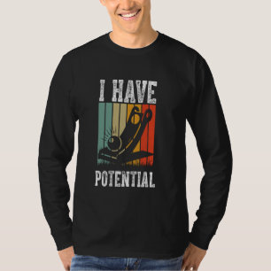 Camiseta Física Eu Tenho Potencial Teac Ciência Engraçada P