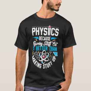 Camiseta física porque descobrir coisas