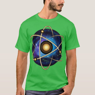 Camiseta Física quântica do Universo Atom