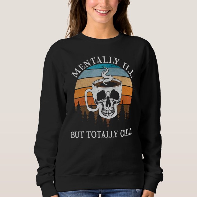 Camiseta Fisicamente Doente Mas Totalmente Tranquilo Fantas (Frente)