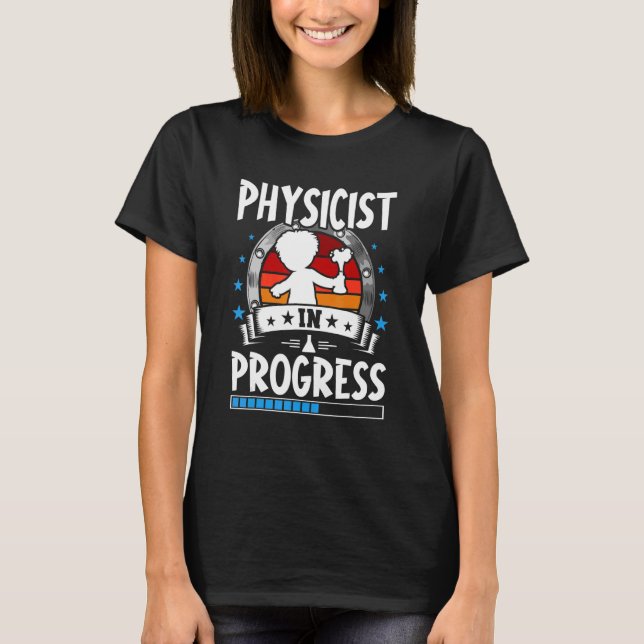 Camiseta Físico em Andamento Estudante (Frente)