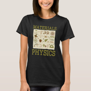 Camiseta Físico Estudante de Ciência Aplicou Matéria Física