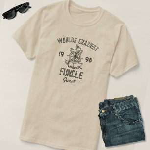 Camiseta Físico mais louco do mundo no último ano e nome