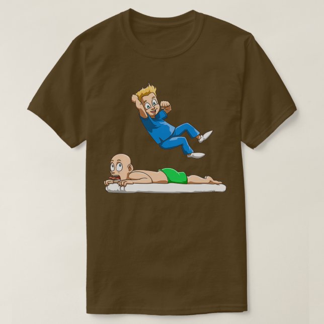 Camiseta Físio fisioterapeuta engraçado na luta no seu melh (Frente do Design)