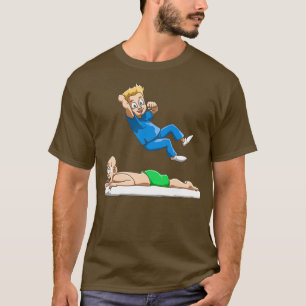 Camiseta Físio fisioterapeuta engraçado na luta no seu melh