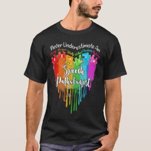 Camiseta Fisioterapeuta da Linguagem da Fala do Autismo Puz