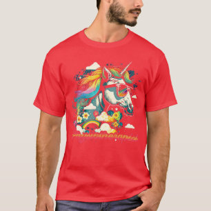 Camiseta Fisioterapeuta do Rainbow Unicorn