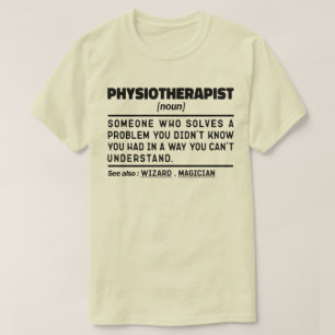 Camiseta Fisioterapeuta Noun PhysioTheré Funcionário Legal