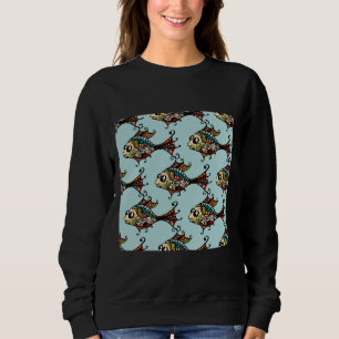 Camiseta Fissuras multicolores florais exóticas Invioláveis