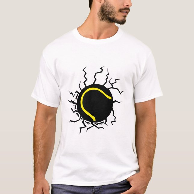 Camiseta fissure tennis impact sol balle (Frente)