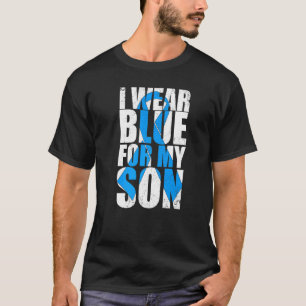 Camiseta Fita Autismo Eu Uso Azul Pelo Meu Filho Conscienti