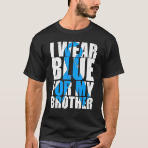 Camiseta Fita Autismo Eu Uso Azul Pelo Meu Irmão Autismo