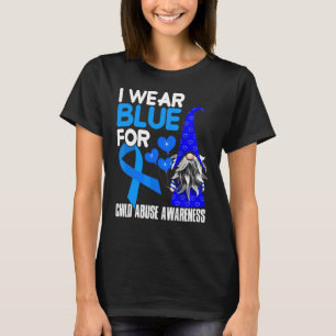 Camiseta Fita Azul Para Prevenção Do Abuso Infantil M