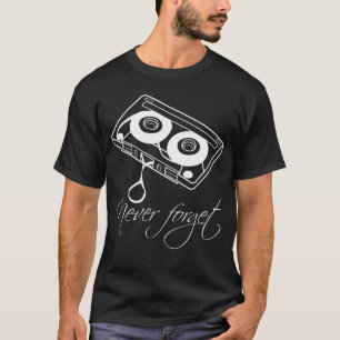 Camiseta Fita cassete 90 anos Mitape 80 anos Fitas cassete