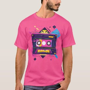 Camiseta Fita Cassete Geométrica Design 90S Rb