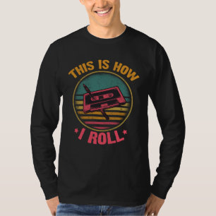 Camiseta Fita Cassete Lápis Como Eu Rolo 70s 80s 90s Festa'