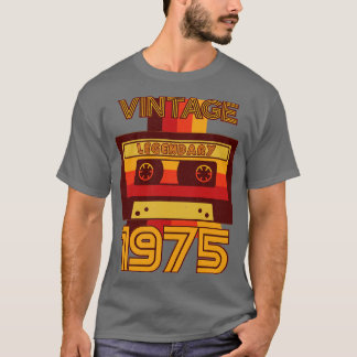 Camiseta Fita Cassete Lendária Vintage Retro 1975