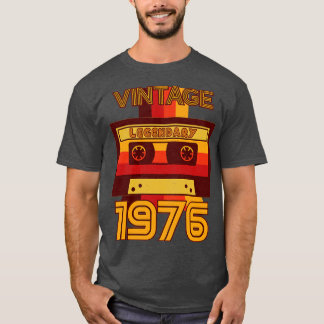 Camiseta Fita Cassete Lendária Vintage Retro 1976