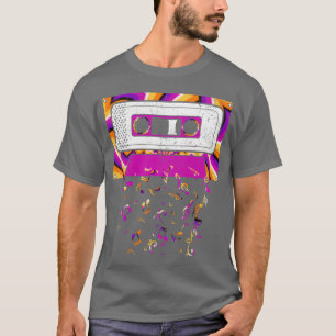 Camiseta Fita Cassete Música Músico anos 80 Show Festival S
