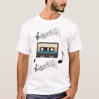 Camiseta Fita Cassete Retro