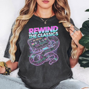 Camiseta Fita Cassete Retro Mixtape Vaporwave