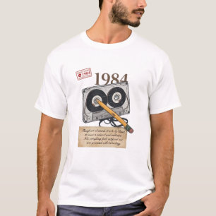 Camiseta Fita Cassete Vintage 1984 - Som Natural Retro V