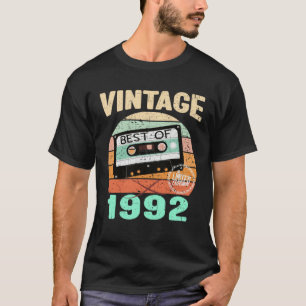 Camiseta Fita Cassete Vintage 1992 Melhores Sucessos
