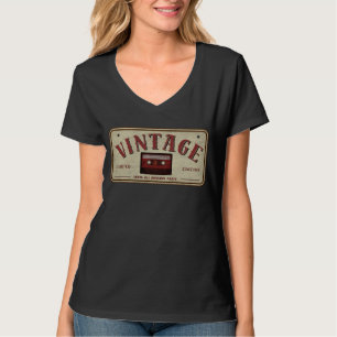 Camiseta Fita Cassete Vintage Edição Limitada Amante de Mús