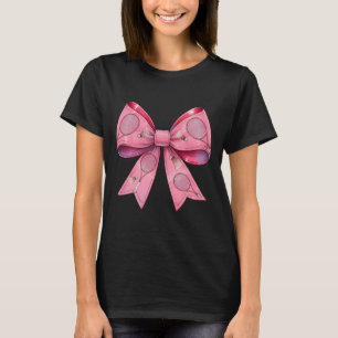 Camiseta Fita Cor-de-Arco Badminton Shuttle Racket Rosa