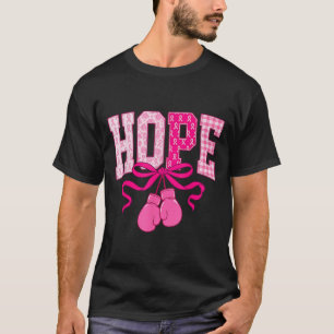 Camiseta Fita Cor-de-Feira Rosa Boxando Luvas Rosa Cancer M