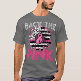 Camiseta Fita Cor-De-Ouro Cancer De Mama De Bandeira De Gir