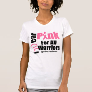 Camiseta Fita cor-de-rosa do apoio ao cancer de mama todos