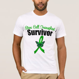 Camiseta Fita da borboleta do sobrevivente da
