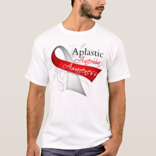 Camiseta Fita da consciência da anemia não plástica
