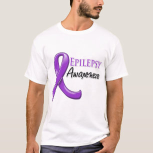 Camiseta Fita da consciência da epilepsia