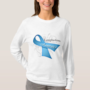 Camiseta Fita da consciência de Lymphedema