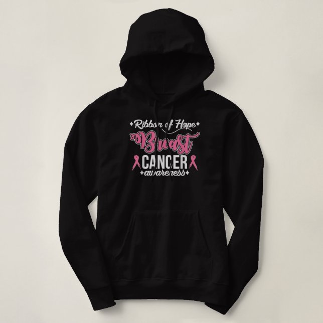 Camiseta Fita da Consciência do Cancer da Mama de Esperança (Frente do Design)