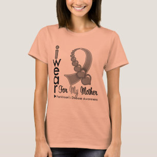 Camiseta Fita da doença de Parkinsons para minha mãe